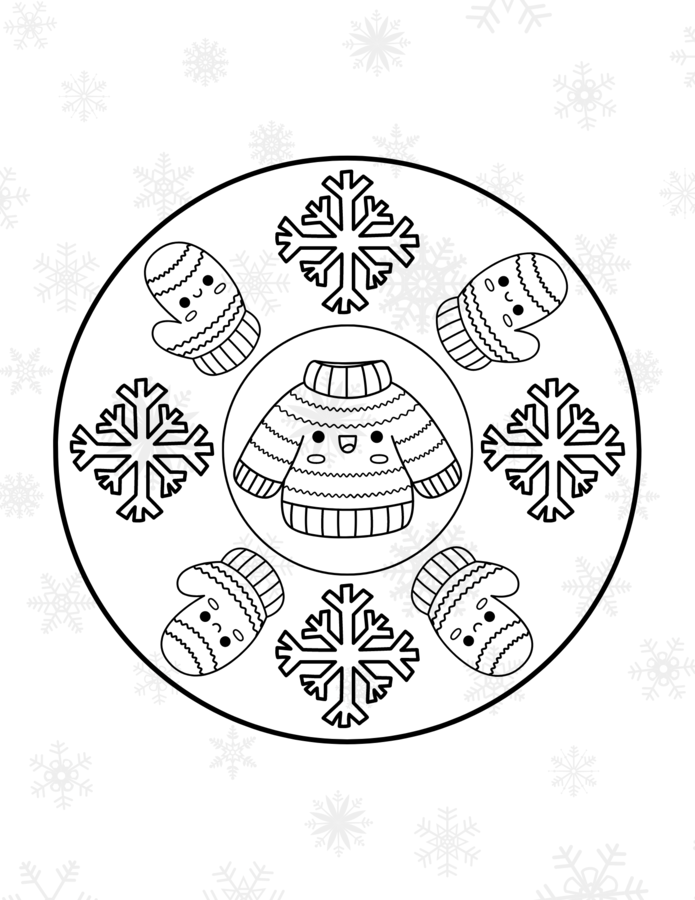 Piccoli Mandala invernali