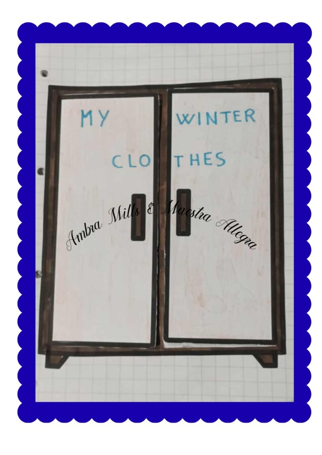 Quaderno d'inglese classe 1