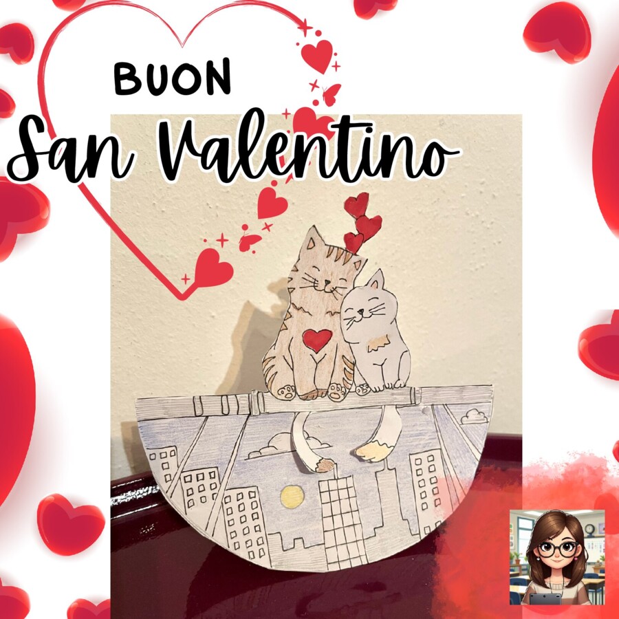 San Valentino: gatti innamorati