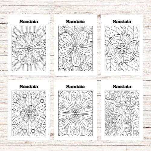 48 Mandala da colorare
