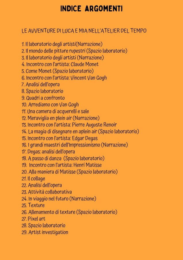 Nel Meraviglioso Mondo dell'Arte Classe 3