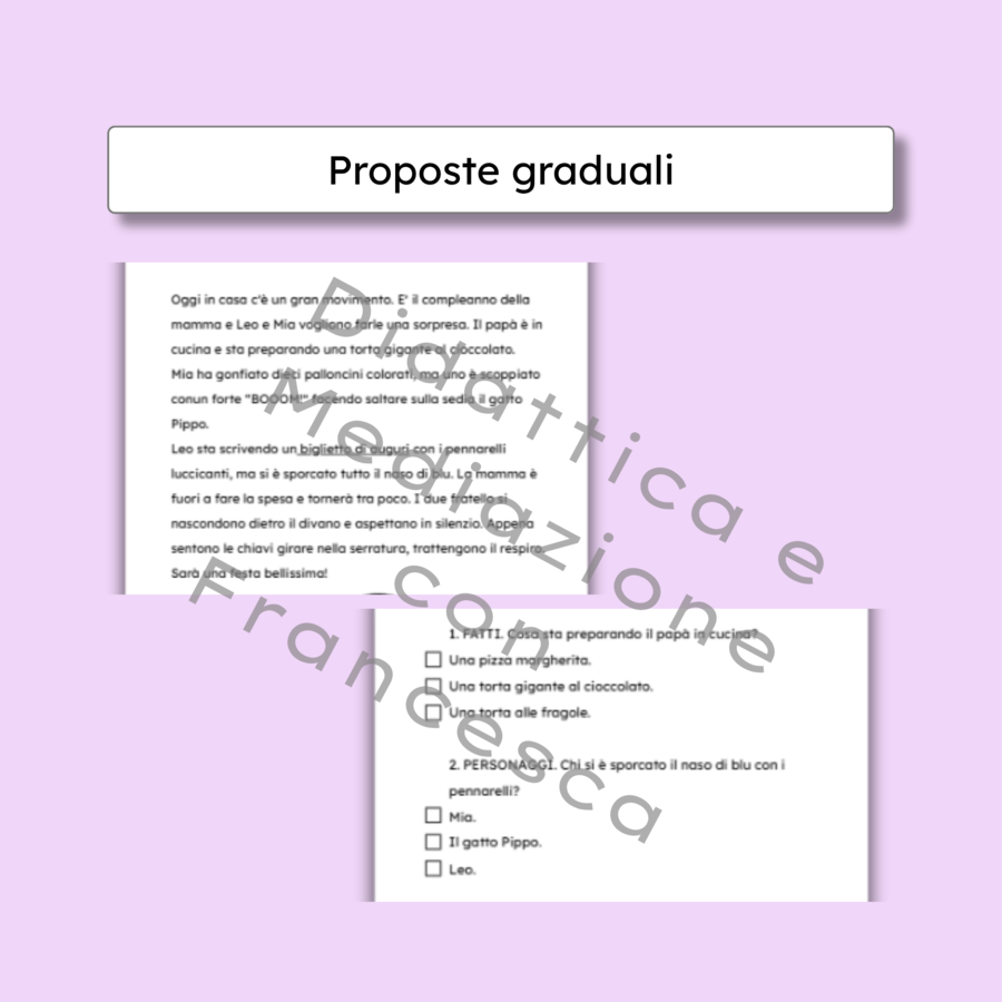 Missione Comprensione Mod.6 - Esercizi di sintesi
