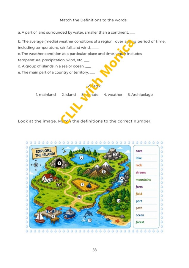 CLIL Geography Year 4: Italian WATER landscapes - CLIL Geografia classe 4^: I paesaggi italiani d' ACQUA