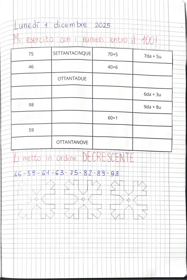 QUADERNO MATE - SECONDA - Dicembre