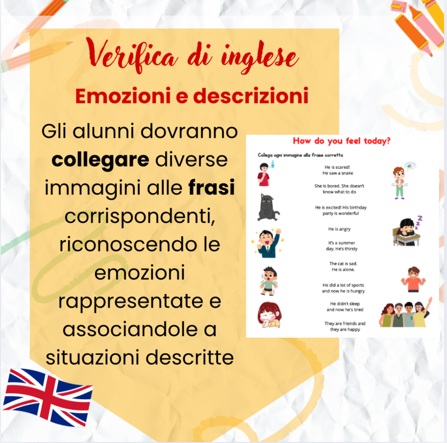 How do you feel today - classe terza inglese