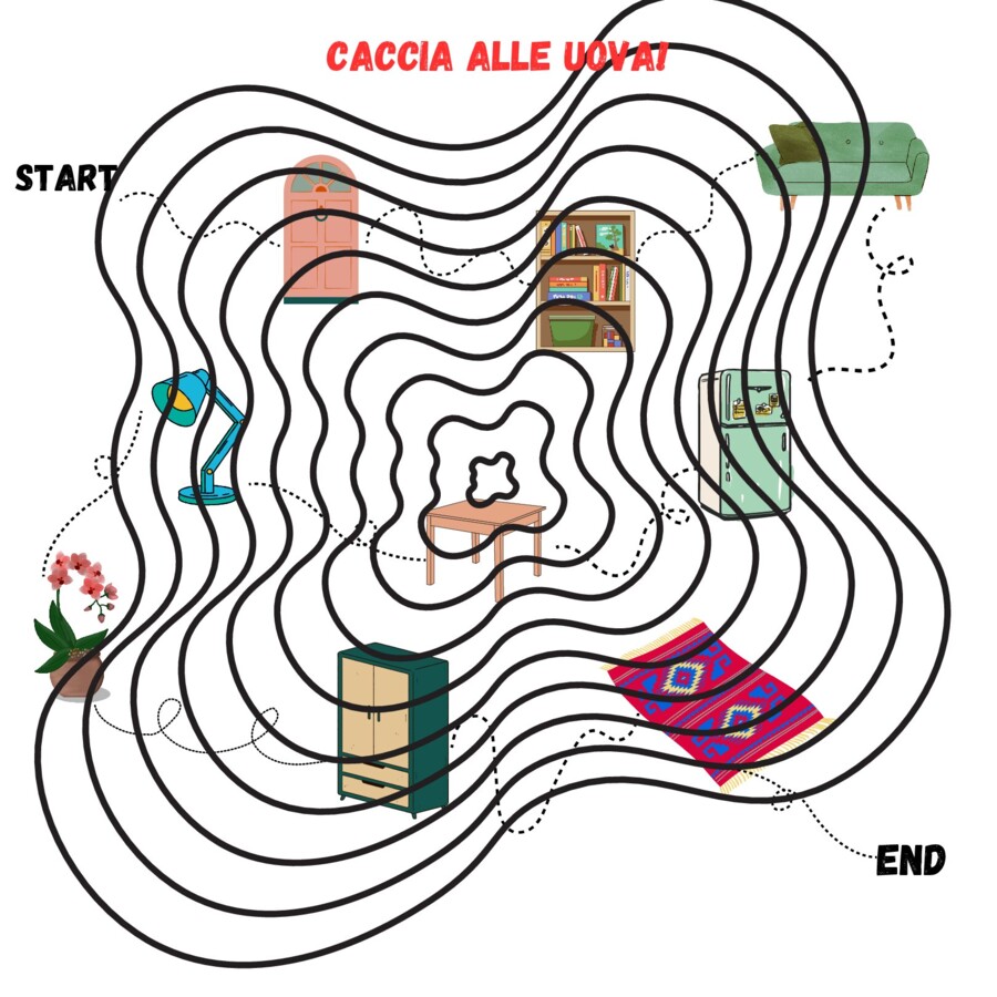 Caccia alle uova di Pasqua