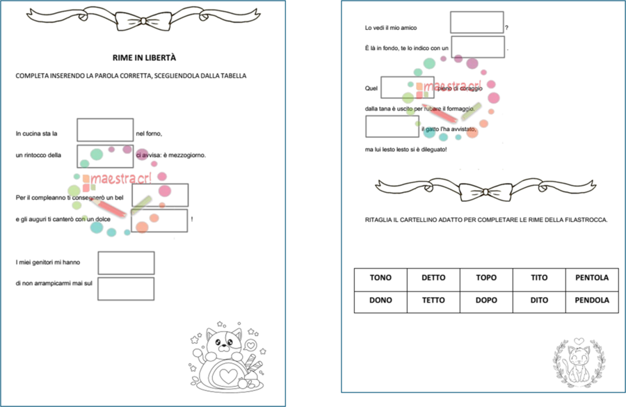 Ortografia in rima: i suoni simili D-T