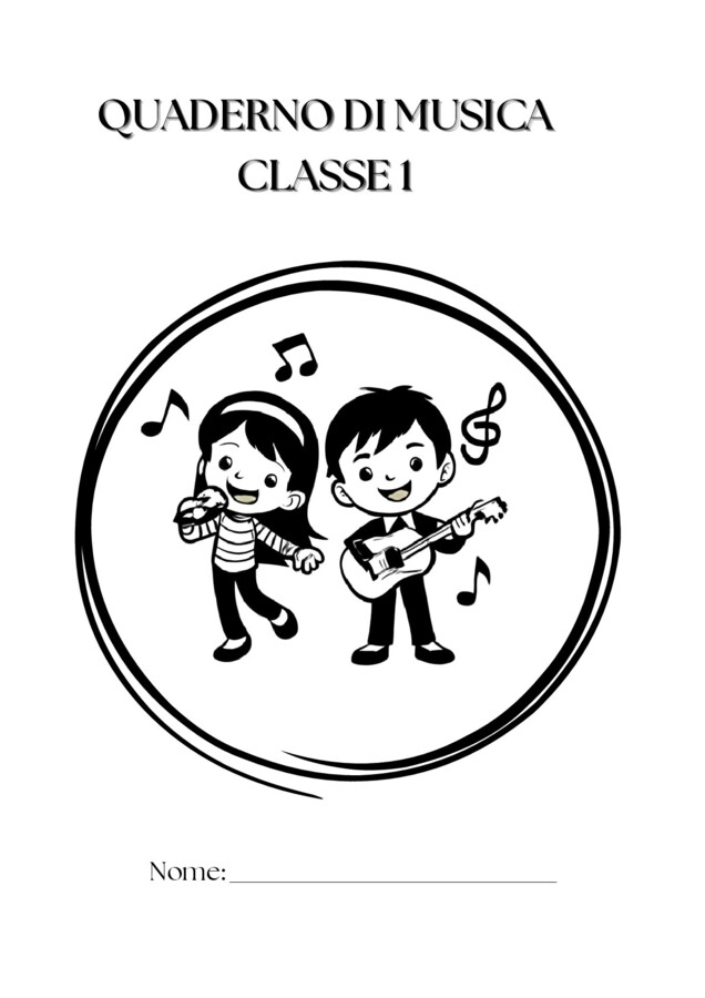 QUADERNO DI MUSICA CLASSE 1