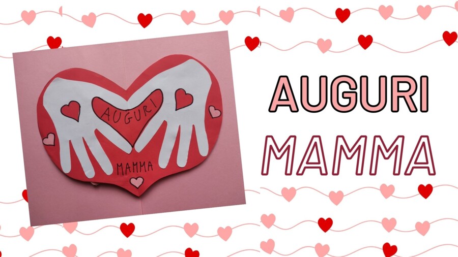 UN BIGLIETTO A CUORE per la MAMMA - videotutorial -