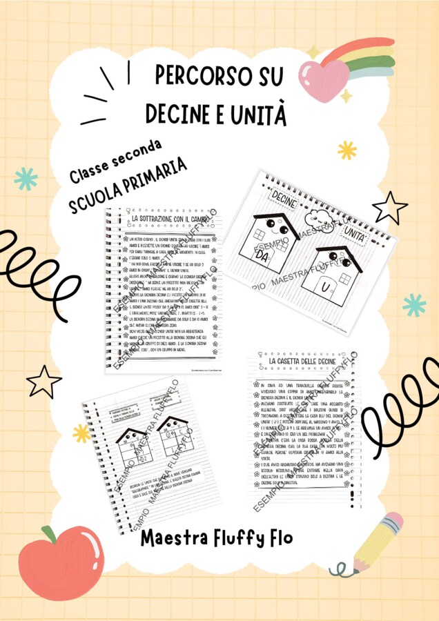 Percorso su decine e unità’ - addizioni e sottrazioni in colonna con o senza cambio-classe seconda - scuola primaria