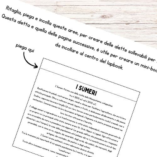 Lapbook Mesopotamia da stampare