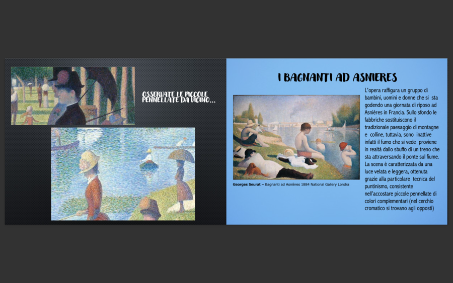 Arte e Tecnologia: il puntinismo (Seurat e il punto)