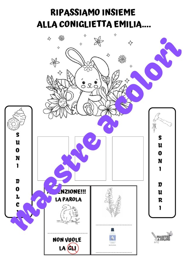 Lapbook sui suoni GLI-LI-GL