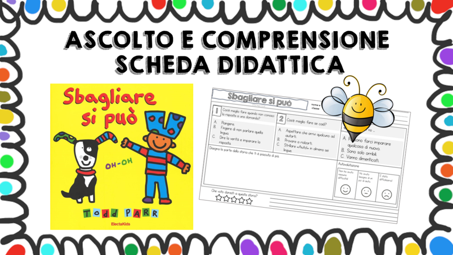 Sbagliare si può - scheda didattica comprensione