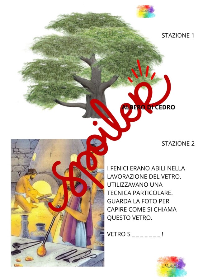 Didattica a stazioni - I Fenici