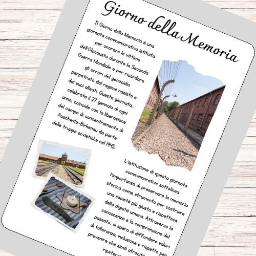 Schede didattiche Giorno della Memoria