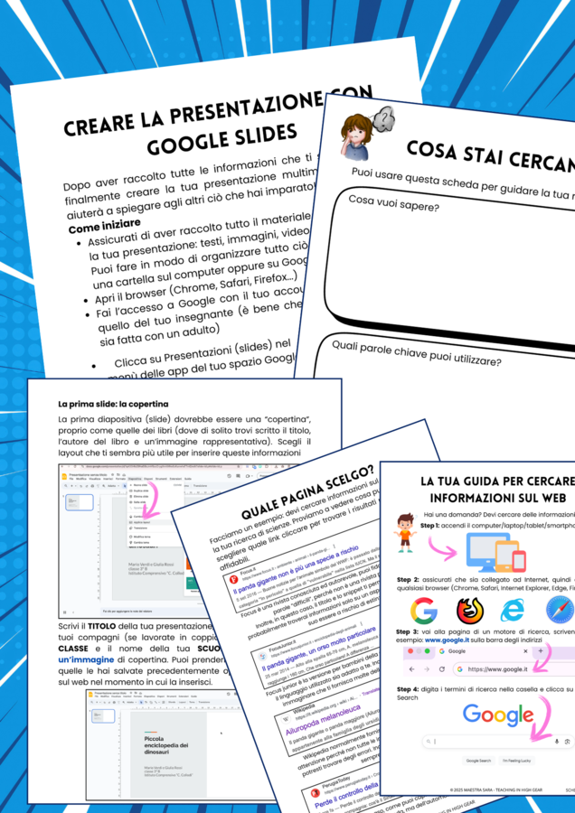 Fare ricerche sul web e creare presentazioni multimediali in classe con Google Slides