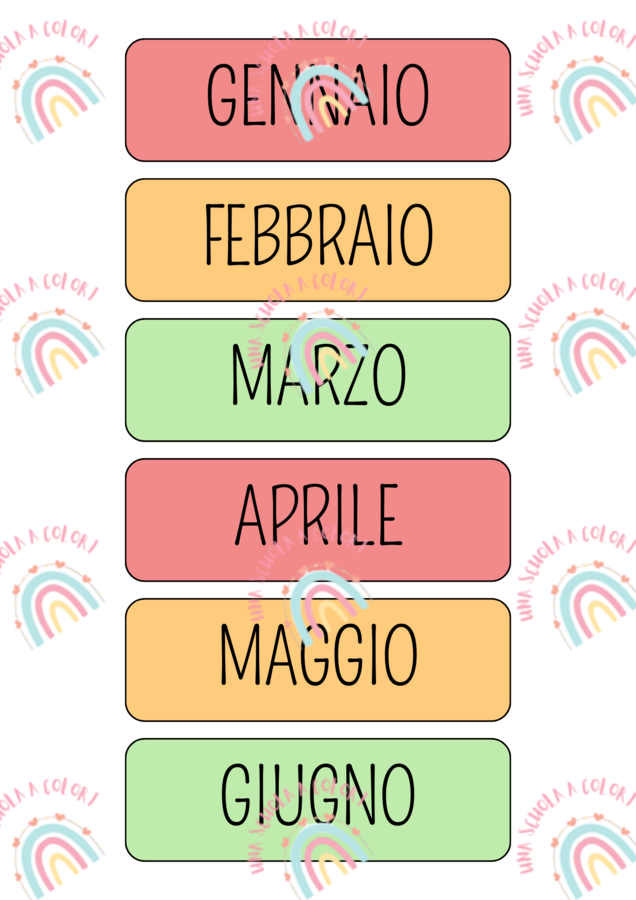 Calendario di Classe – PDF stampabile (2025-2030)