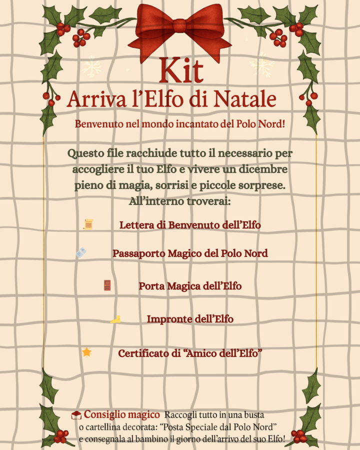 Kit di Natale- La Magia dell'Elfo