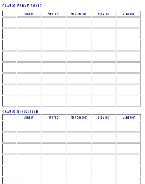 AGENDA PLANNER INSEGNANTE
