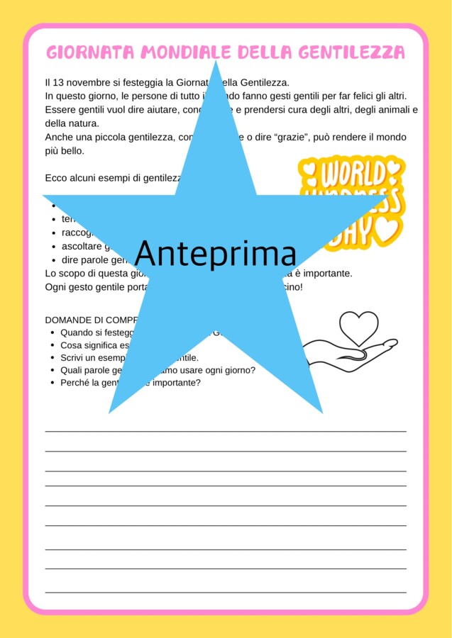 Kindness day activities