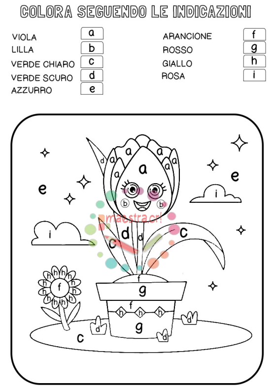 Colora - Stampato minuscolo