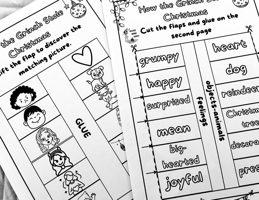 HOW THE GRINCH STOLE CHRISTMAS: VOCABULARY WORKSHEET