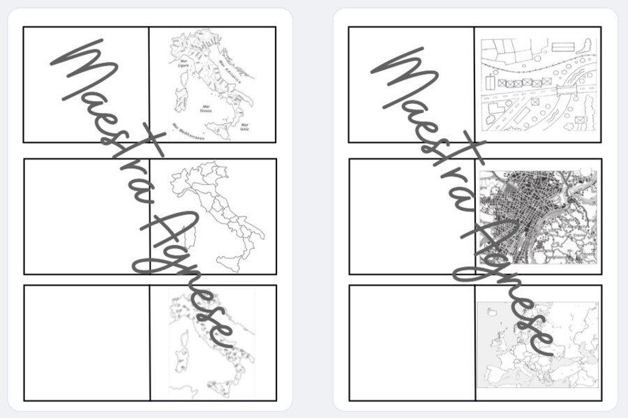 Lapbook sulle carte geografiche