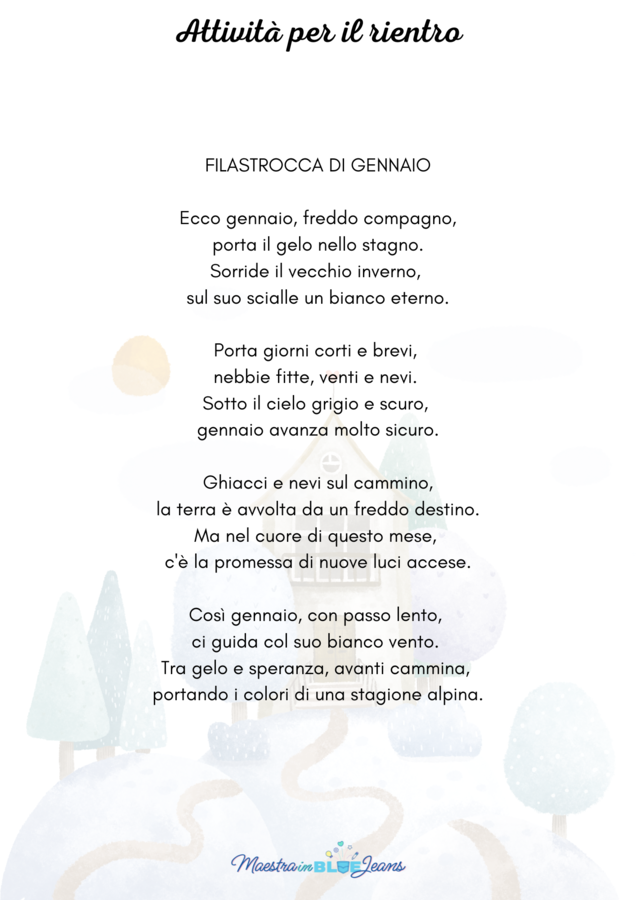 Bentornato gennaio