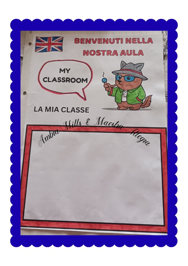 Quaderno d'inglese classe 1