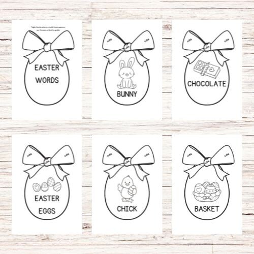 Le parole di Pasqua in inglese - Libretto da comporre