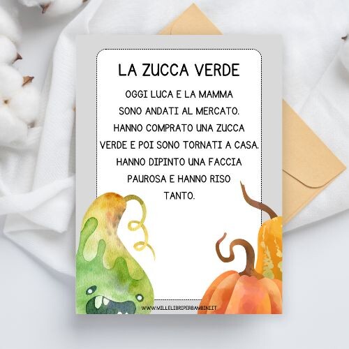 Storie di Halloween in stampatello maiuscolo
