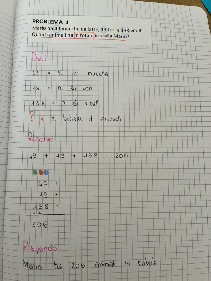 Quaderno MATEMATICA classe TERZA (prima parte)