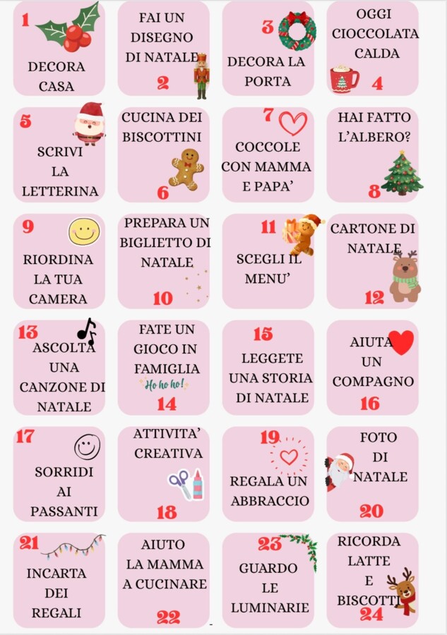 Calendario dell'Avvento