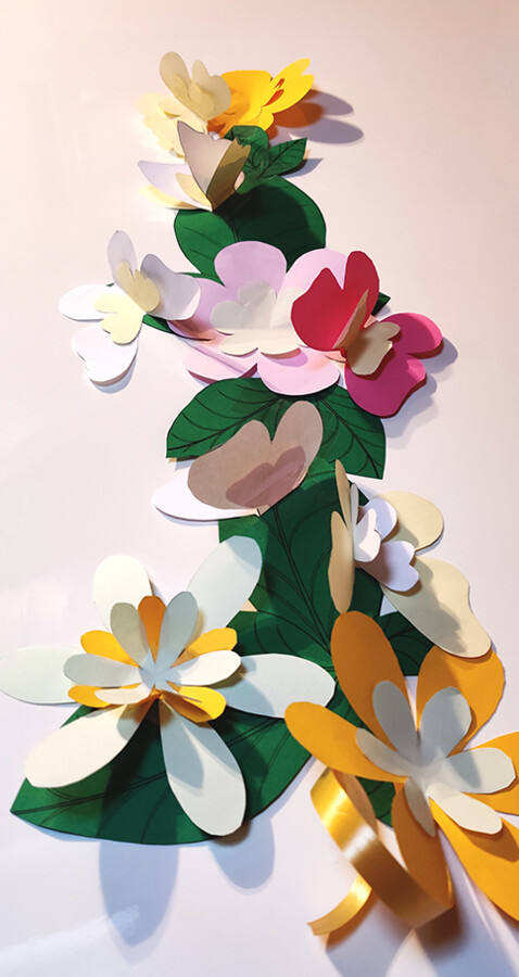 "Primavera in 3D" decorazioni componibili