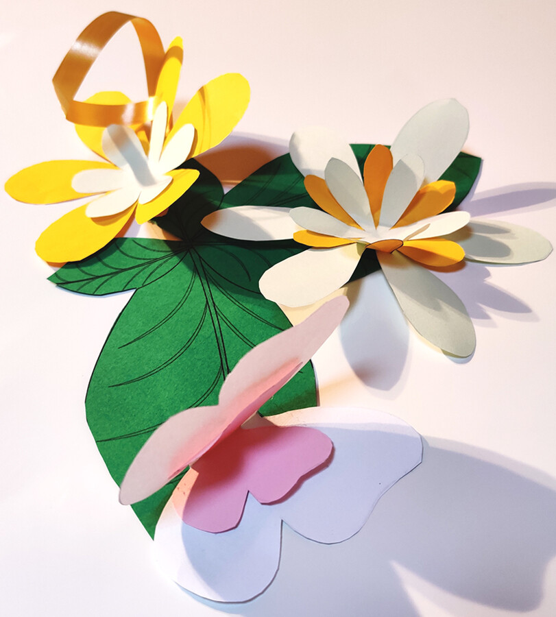 "Primavera in 3D" decorazioni componibili