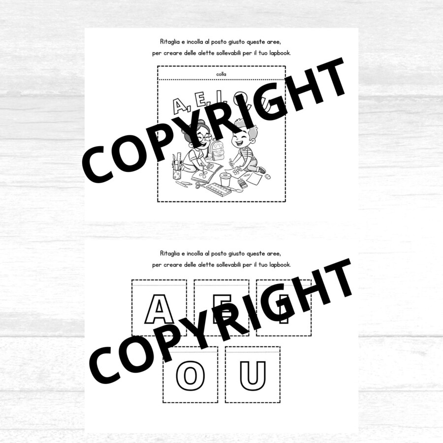 Lapbook sulle vocali