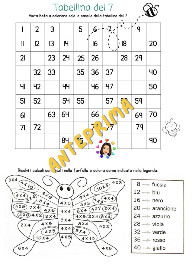 Tabelline con Bee Bot