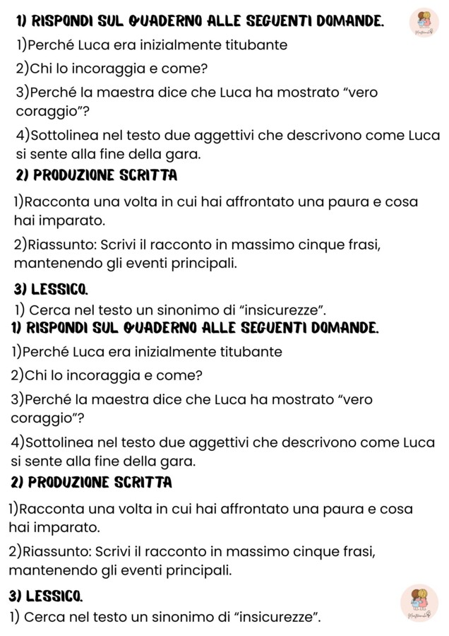 🌟 10 Schede di Comprensione – Perfette per la Classe Terza e Quarta! 🌟
