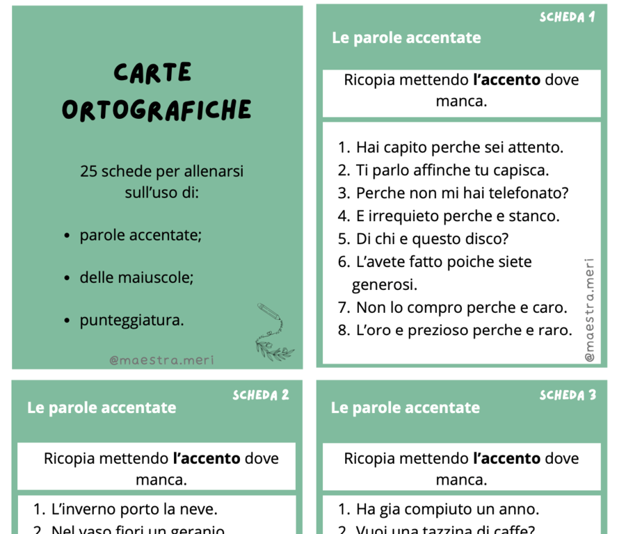 Carte ortografiche 8