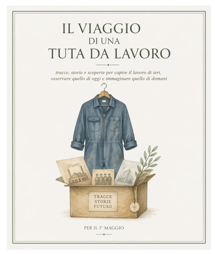 Il viaggio di una tuta da lavoro tracce, storie e scoperte per capire il lavoro di ieri, osservare quello di oggi e immaginare quello di domani