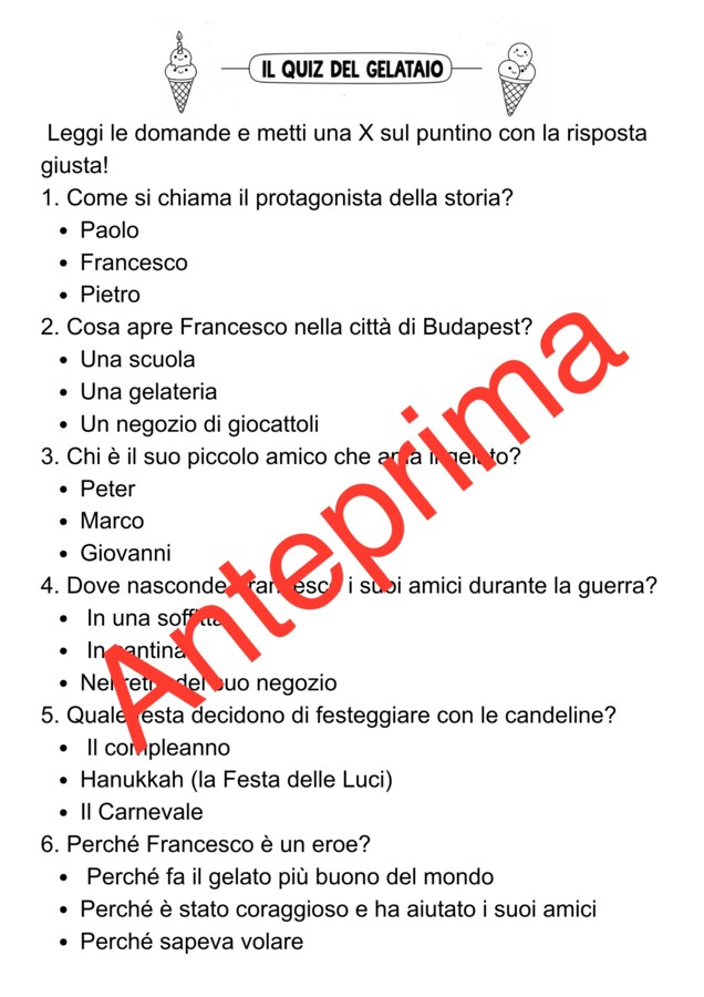 Il gelataio Tirelli - Gionata della memoria