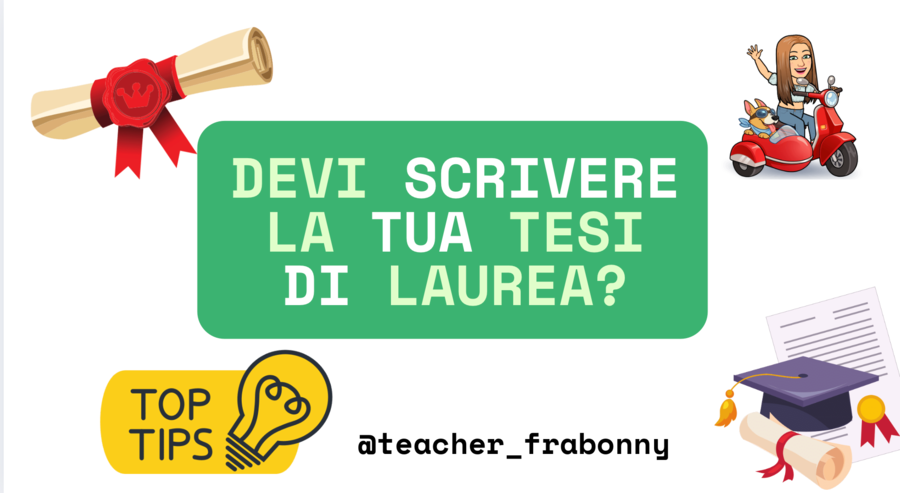TESI DI LAUREA CONSIGLI