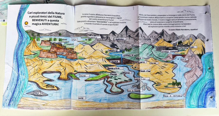 “Viaggio nel Fiume” Estratto DIAGRAMMA + LETTERA DEL NAVIGATORE ACQUATICO