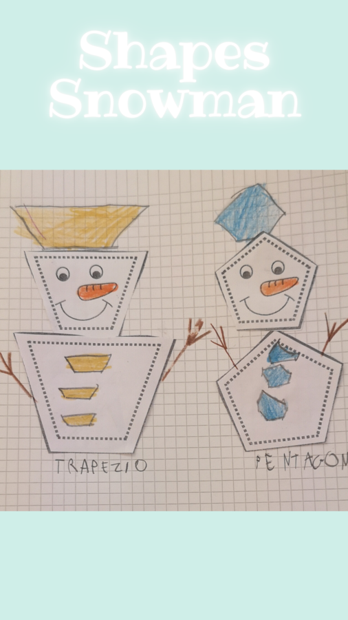 Shapes snowman