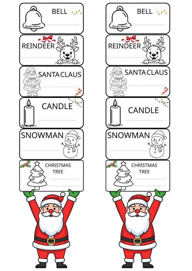 Christmas words