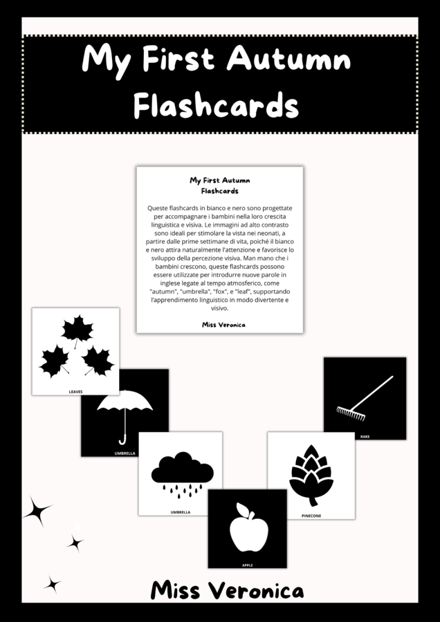 My first Autumn Flashcards