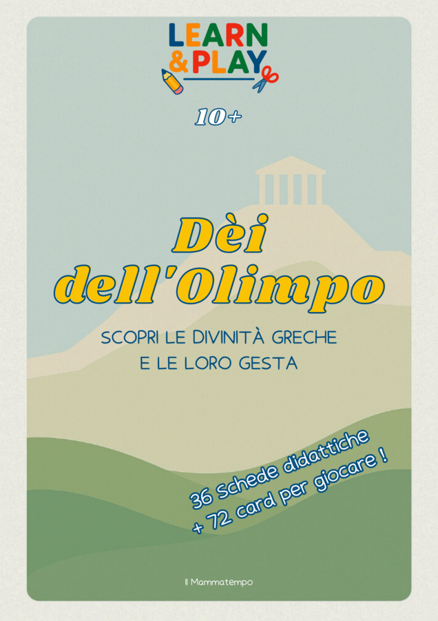 Dèi dell'Olimpo - schede + card gioco