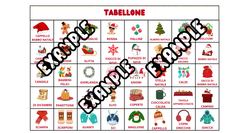 TOMBOLA DI NATALE VISIVA