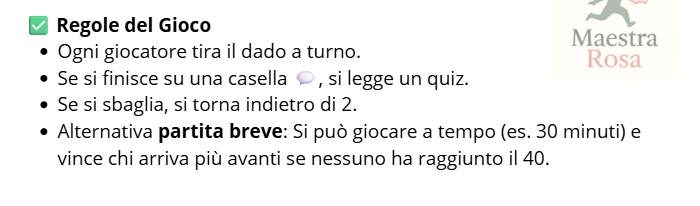 🎲 Maxi Gioco dell’Oca Matematico – Ripassa la matematica GIOCANDO!